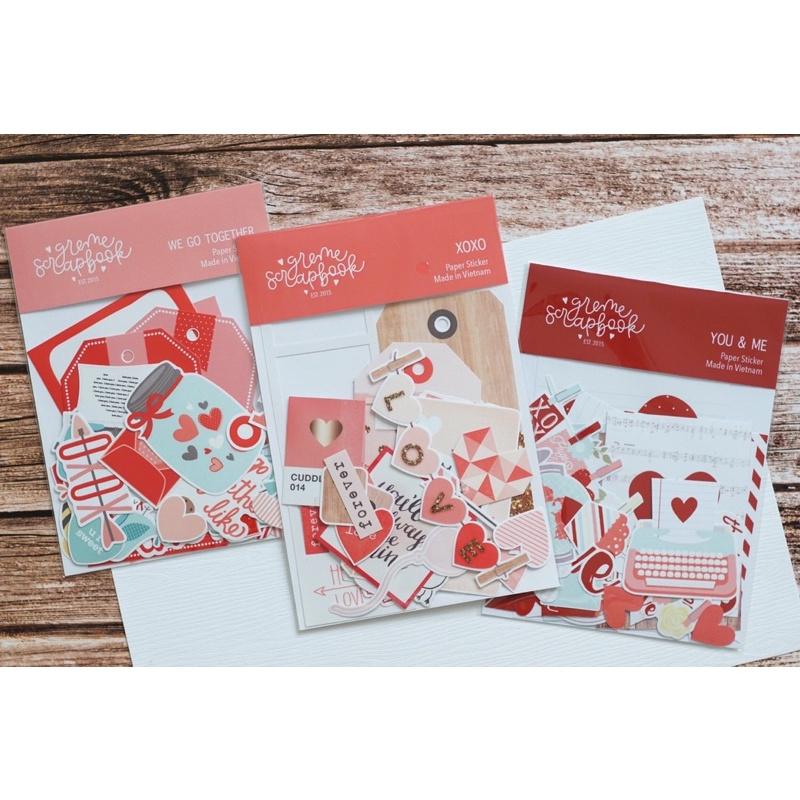 Die cut scrapbook tình yêu