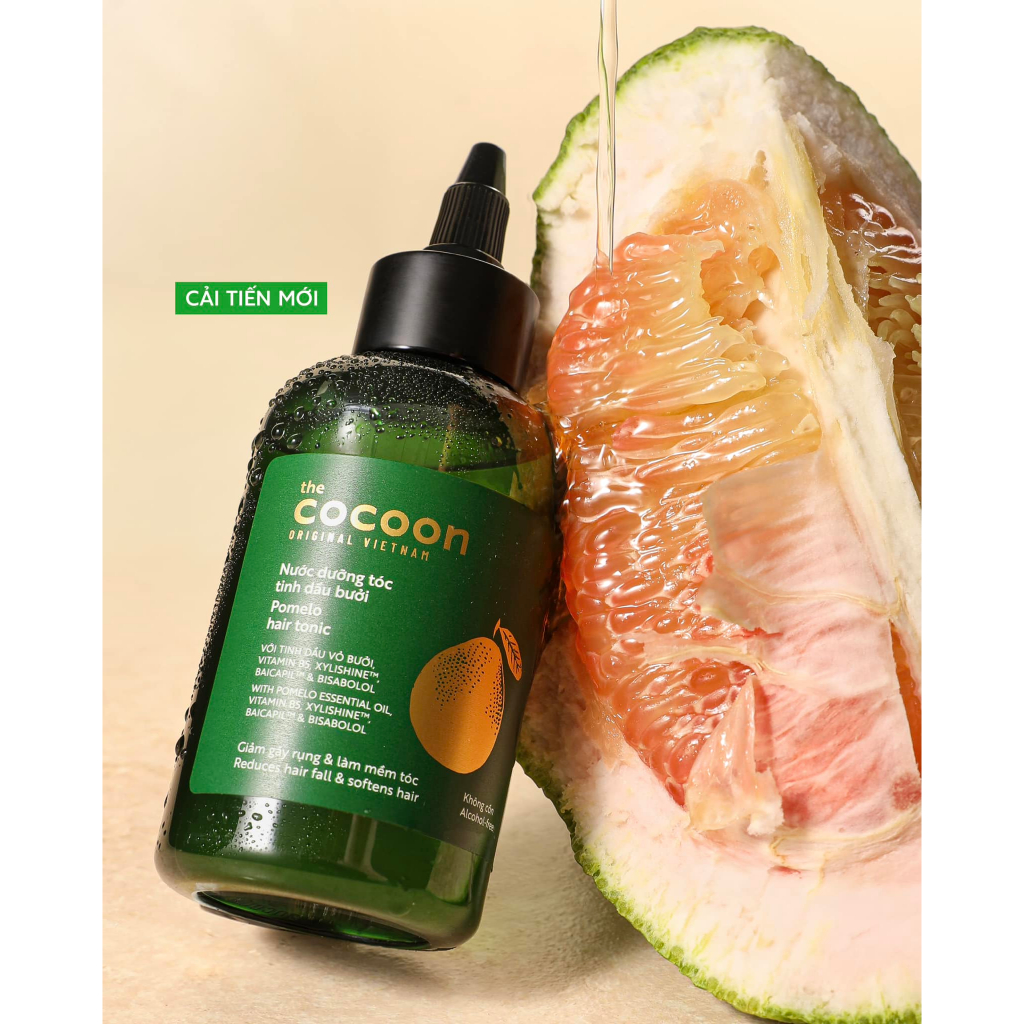 Combo Nước dưỡng tóc tinh dầu bưởi Pomelo Cocoon 140ml + Nước xịt dưỡng tóc Sa-chi Cocoon 140ml