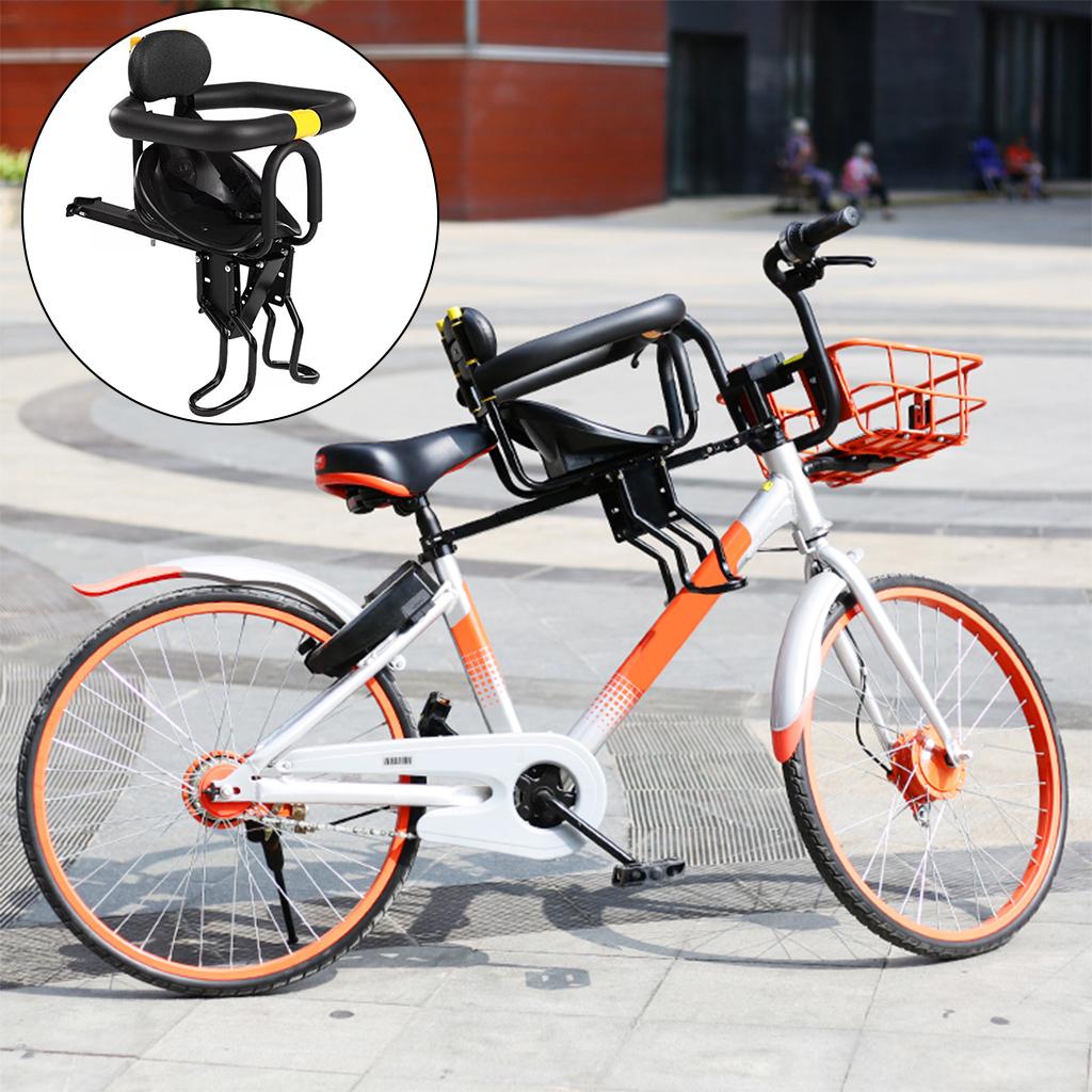 Child Kids Safety Seat for Bike Bicycle Front Mount Stable Carrier & Pedals