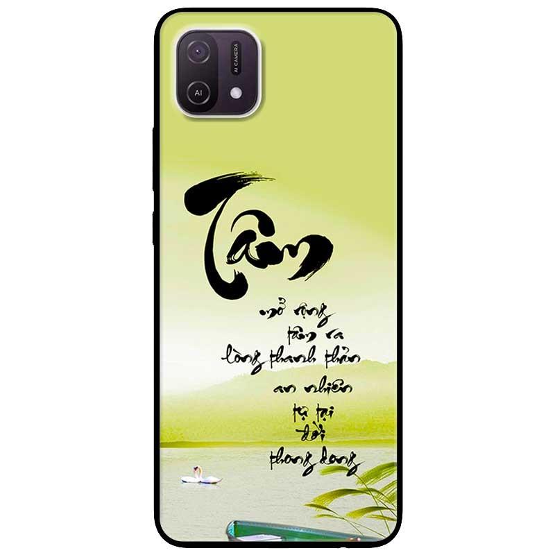 Ốp lưng dành cho Oppo A16K - Oppo A36 / A76 - Oppo Reno 7z 5G mẫu Tâm Xanh