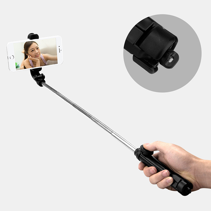 Gậy Chụp Ảnh Selfie, Tripod XT09S Kết Nối Bluetooth (Có Gương) - DT071