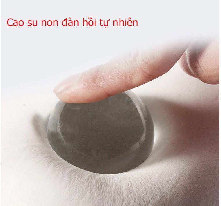 Bộ gối tựa đầu và lưng ô tô cao su non cao cấp