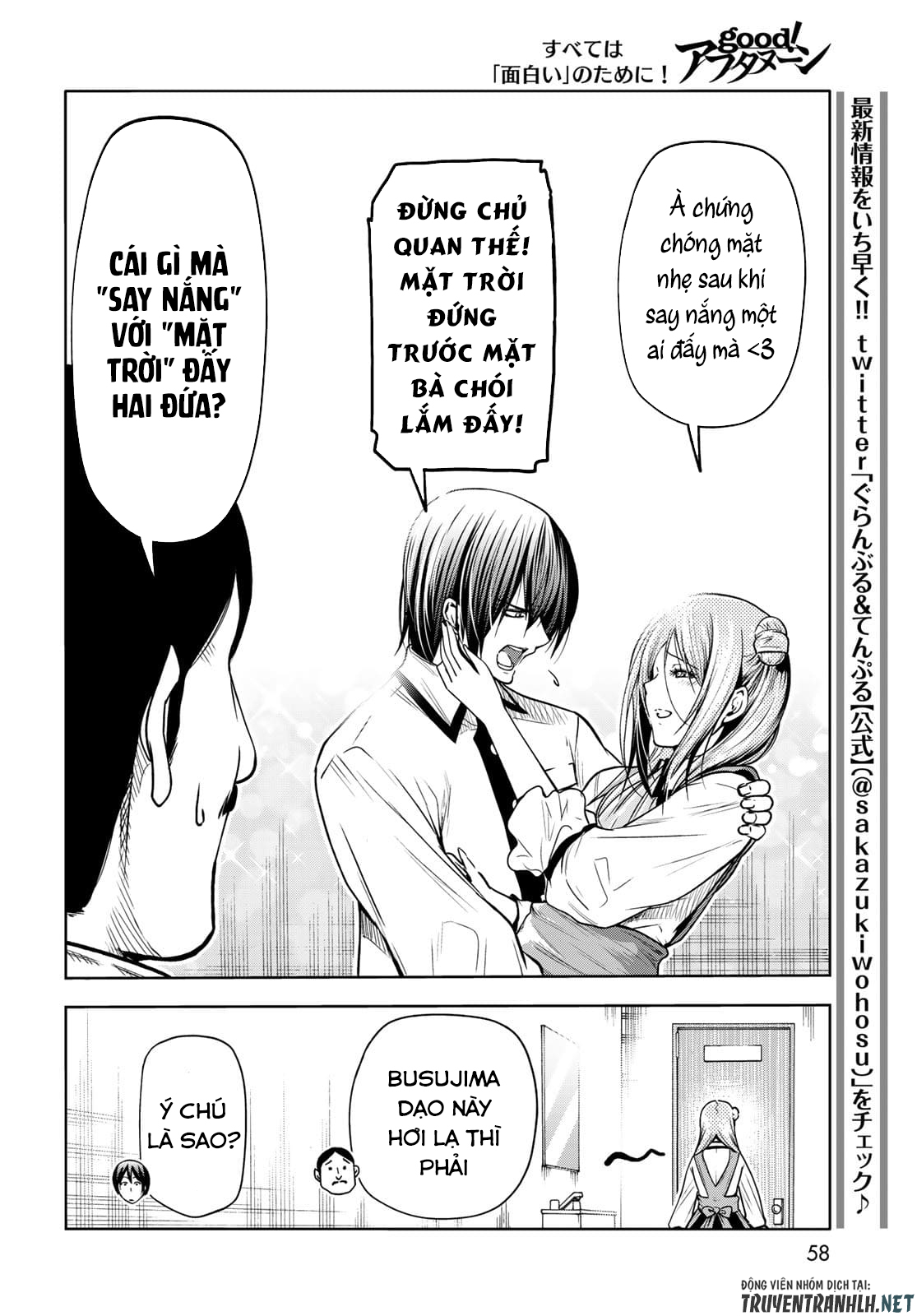 cô gái thích lặn - grand blue chapter 71 4