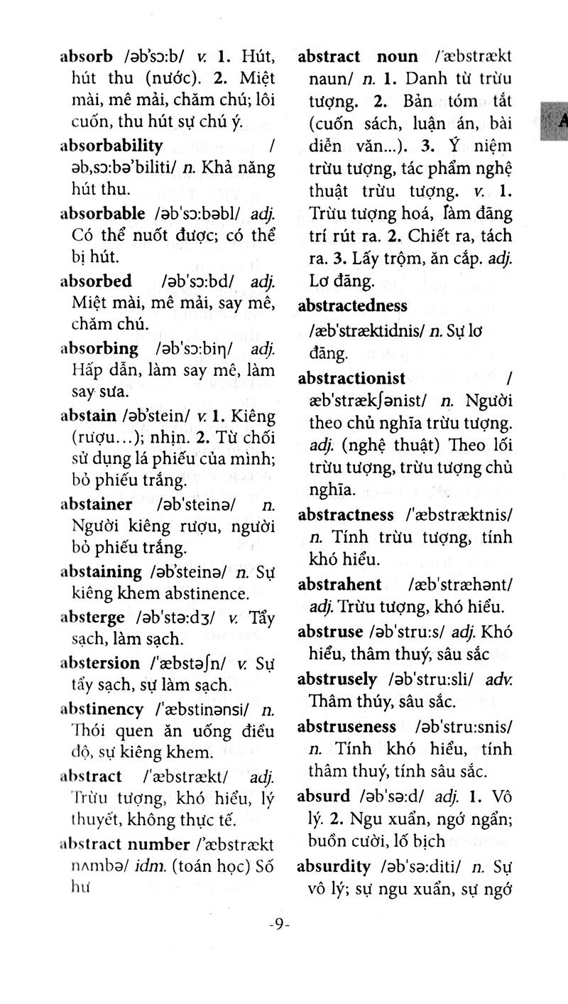 Từ Điển Anh Việt 65.000 Từ