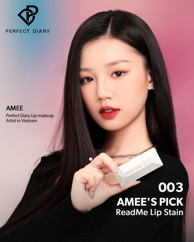 Son kem lì PERFECT DIARY ReadMe chất son mỏng nhẹ bám màu lâu trôi 4g