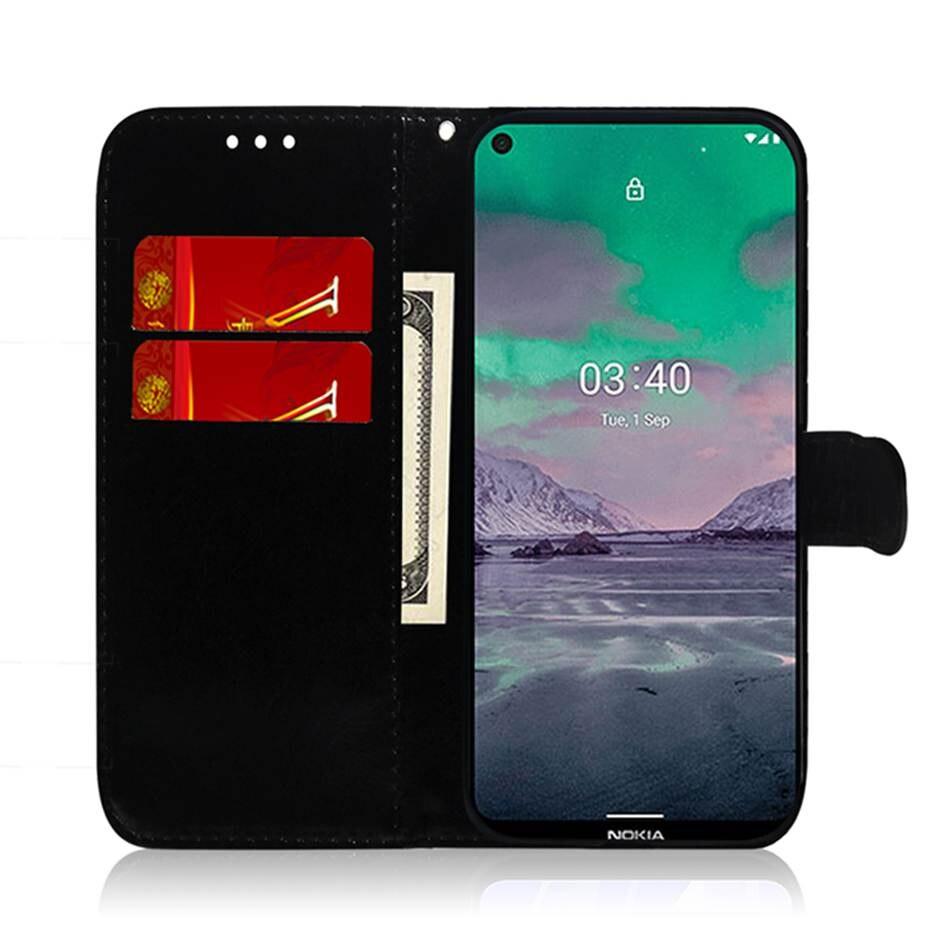 Bao Da Dạng Ví Thời Trang Cao Cấp Cho Nokia 2.4 3.4 3.4