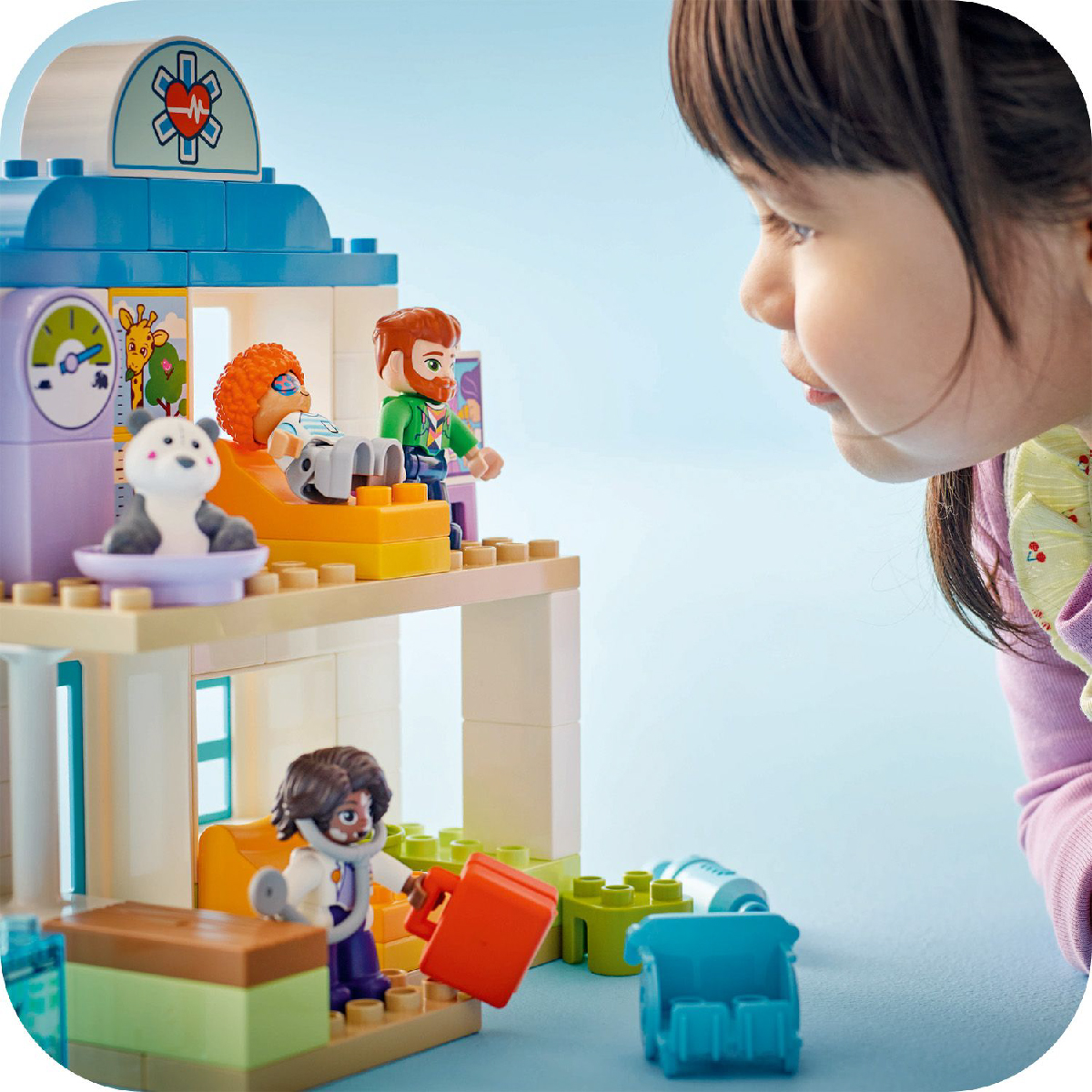 LEGO DUPLO 10449 Đồ Chơi Lắp Ráp Phòng Khám Bác Sĩ (65 Chi Tiết)