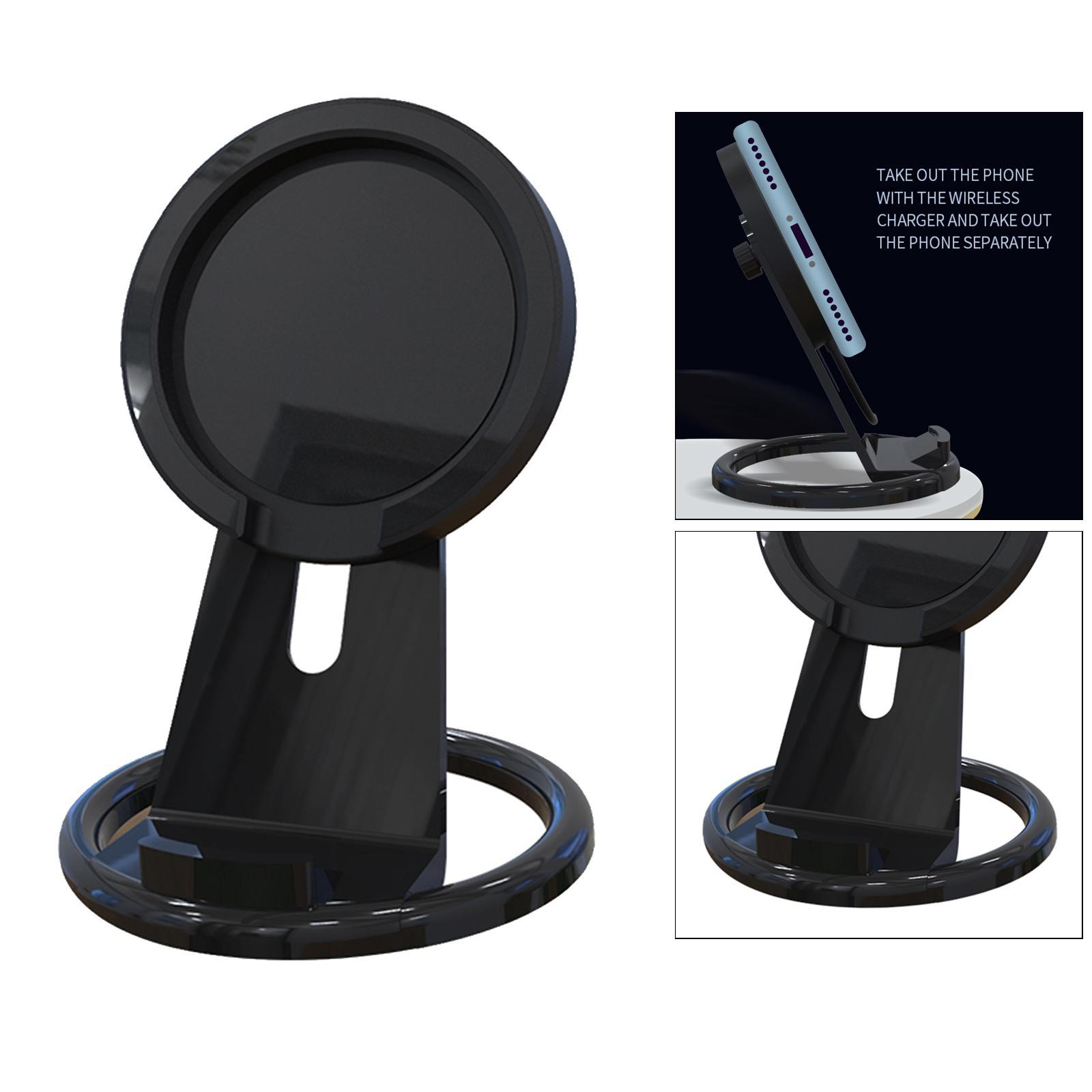 Wireless Charger Phone Holder Mount Adjustable Bracket for iPhone 12