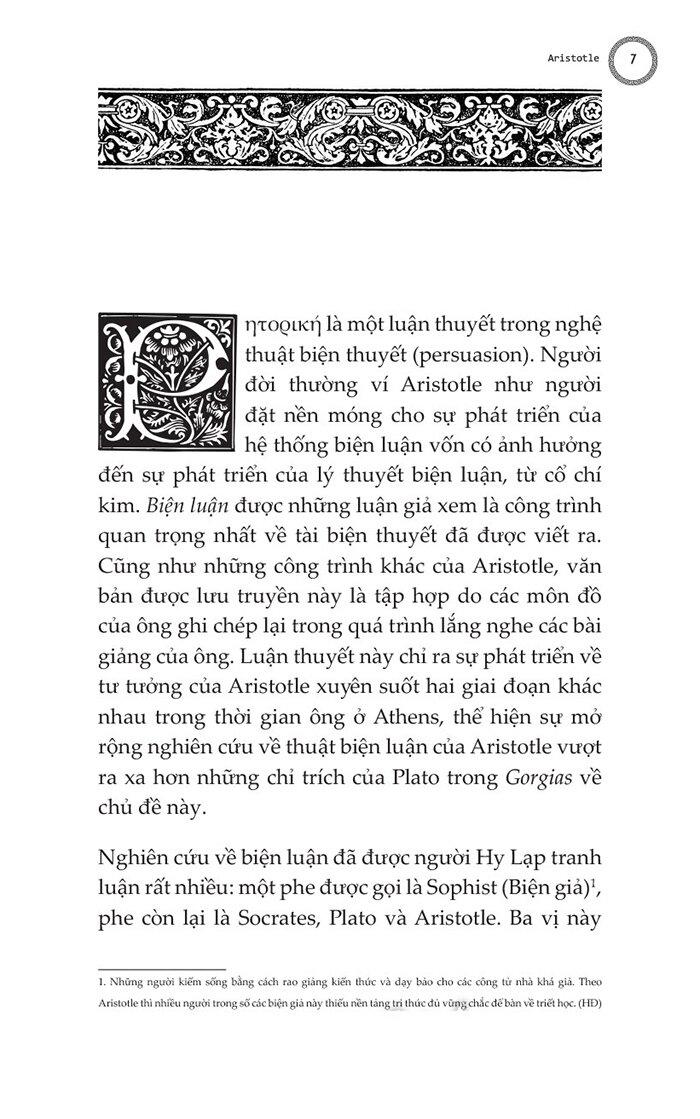 Biện Luận - Rhētorikḗ - Tác Phẩm Triết Học Kinh Điển