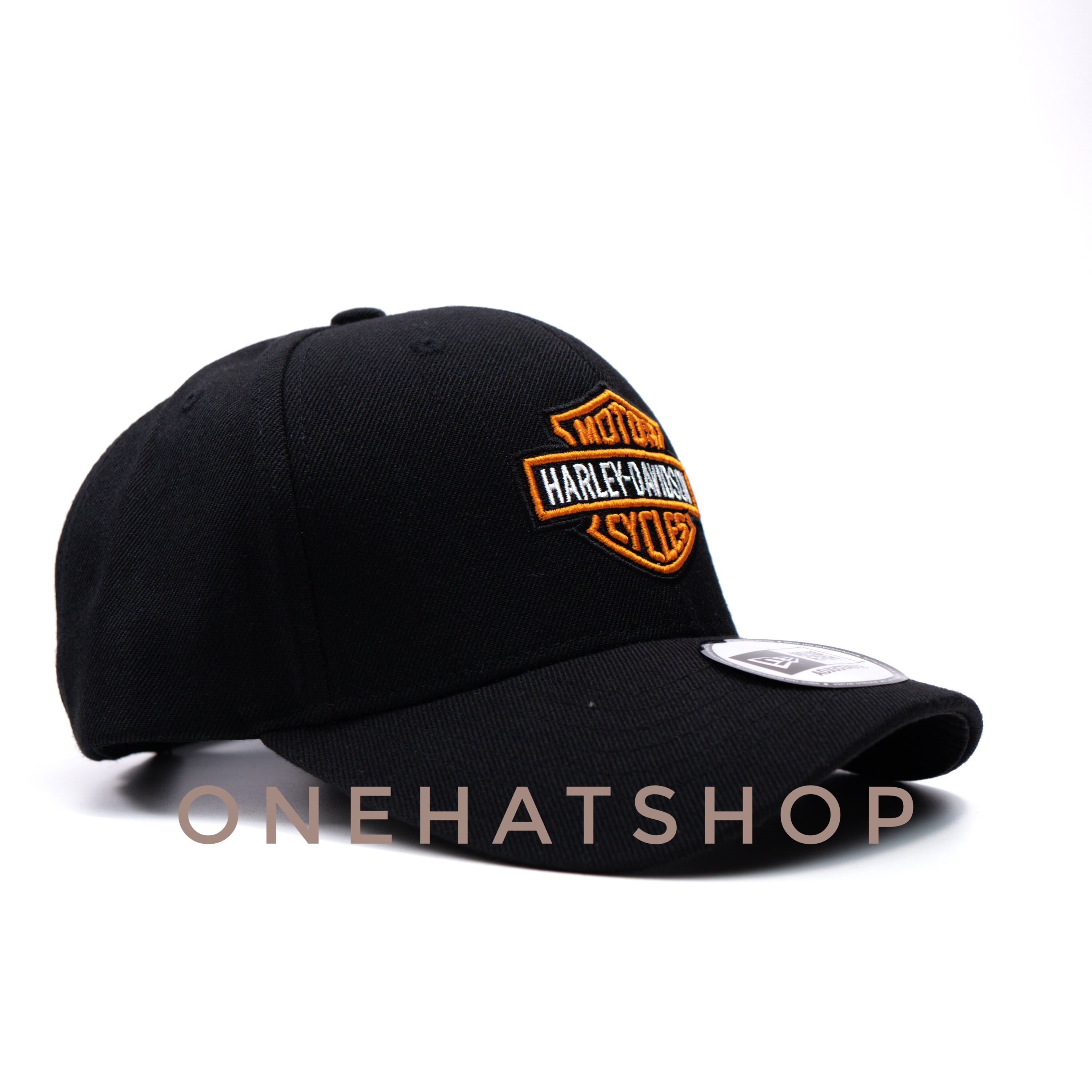 Nón lưỡi trai baseball cap logo Harley bản có tem ở vành nón fom cứng xịn đẹp