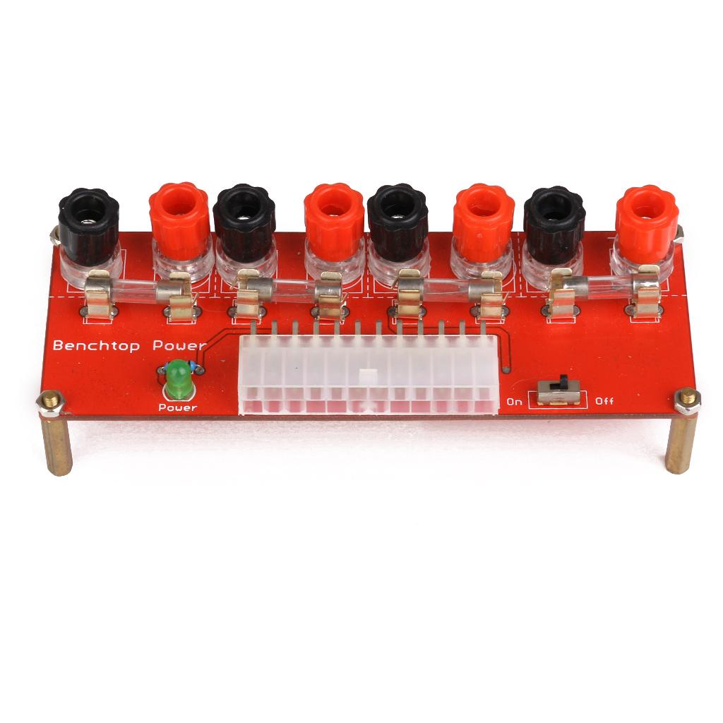 24Pin  Benchtop Power Board Computer Boot Adapter 12.8 X 4.8cm