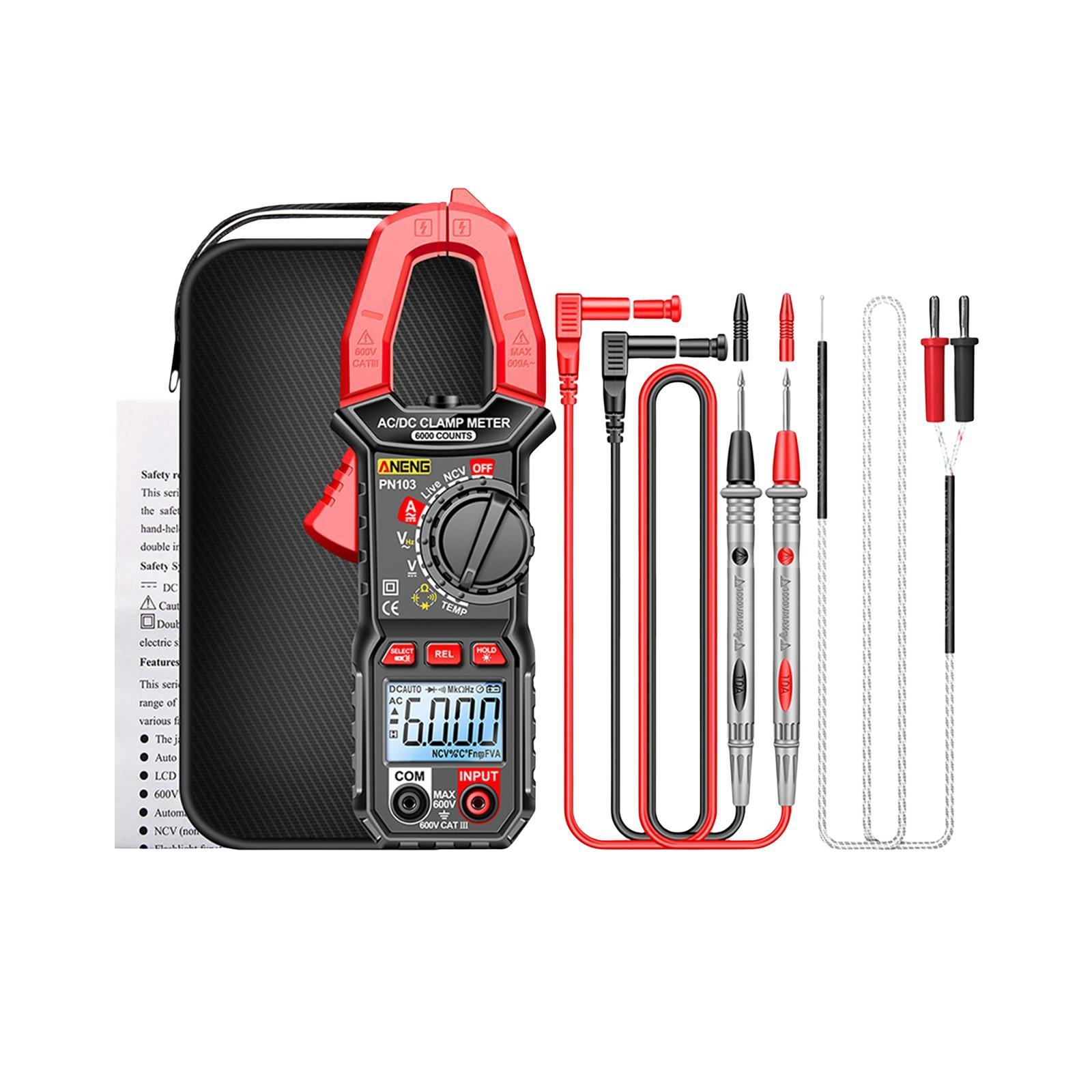Digital Clamp Meter  DC Current Professional Multimeter 6000 Counts