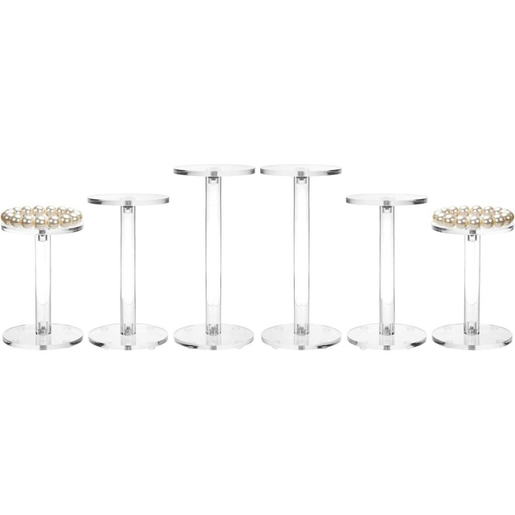 Giá đỡ mica, kệ mica trưng bày sản phẩm đồng hồ, vòng tay, nhiều kích thước - Vàng