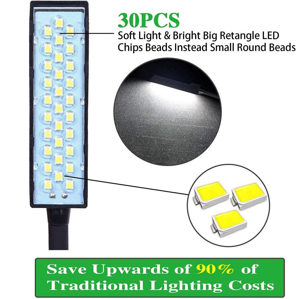 Âm Trần 30 Đèn LED Máy Đèn Chiếu Sáng Công Nghiệp Đa Năng Linh Hoạt Đèn Làm Việc Có Nam Châm Cho Máy Tiện, Máy Khoan