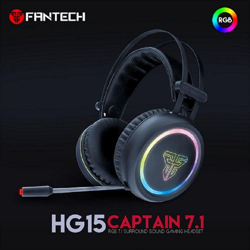 Combo FANTECH RGB Audio Tai Nghe 7.1 HG15 + Giá Đỡ - Hàng chính hãng