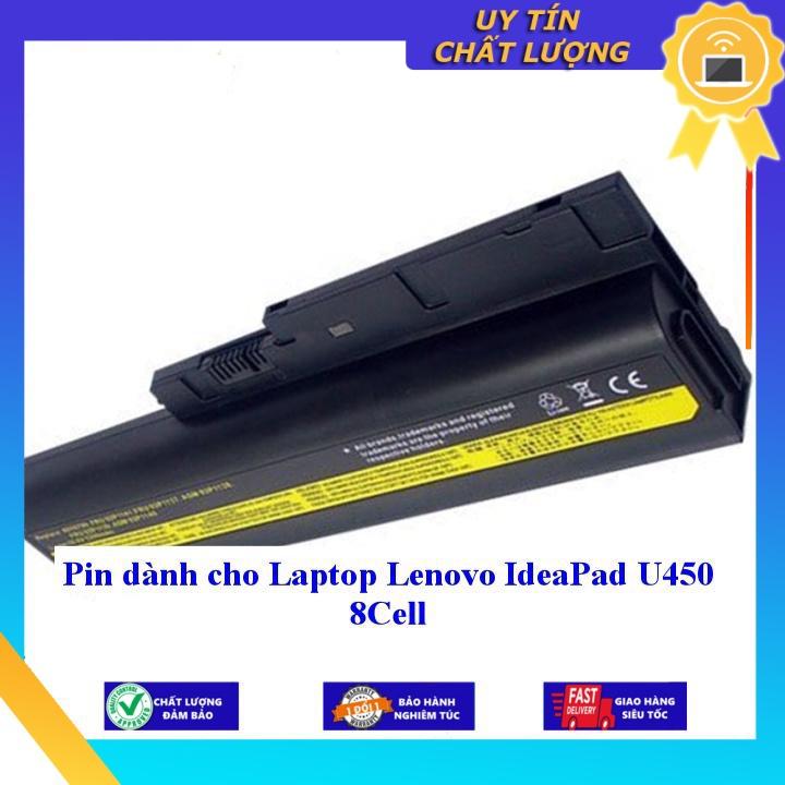 Pin dùng cho Laptop Lenovo IdeaPad U450 - Hàng Nhập Khẩu  MIBAT800