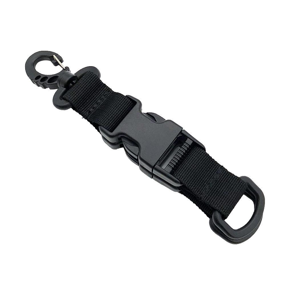 2x Outdoor Nylon Webbing Backpack Buckle Quick Hanger for Molle