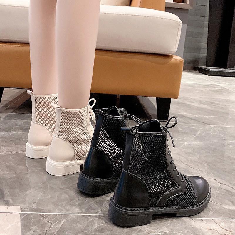 Bốt nữ cao cổ lưới thoáng khí cá tính (mã 5933 - BỐT LƯỚI