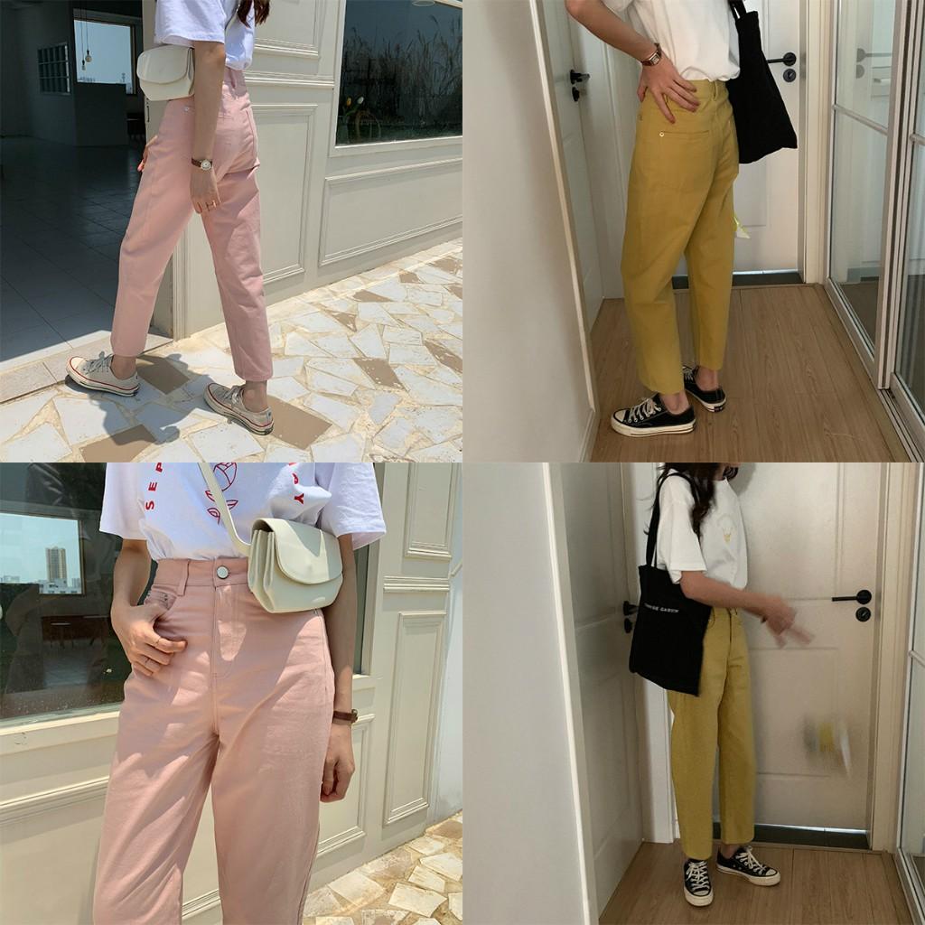 Quần Jean eo cao – Hàng có sẵn