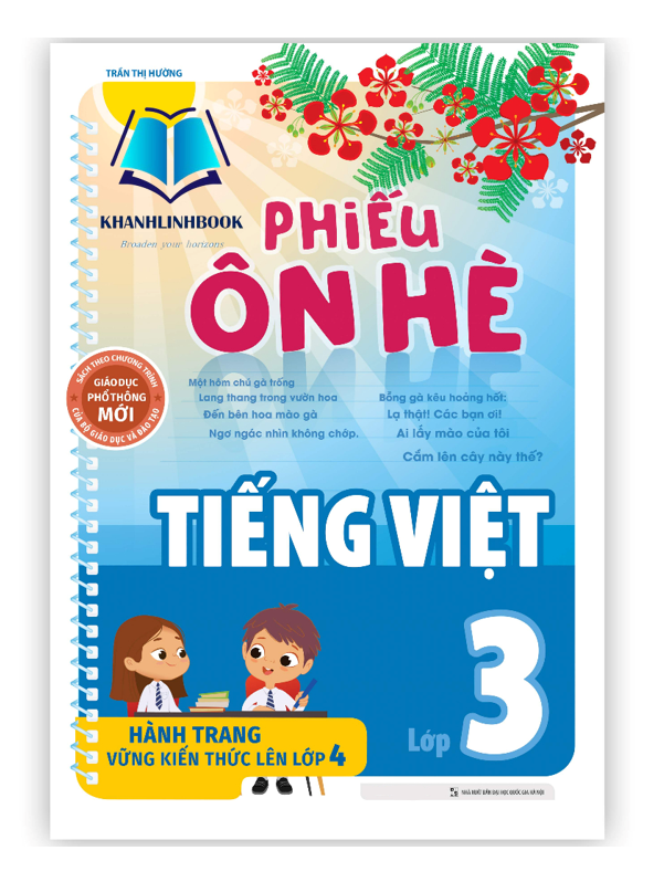 Sách - Phiếu ôn hè Tiếng Việt lớp 3 (MG)