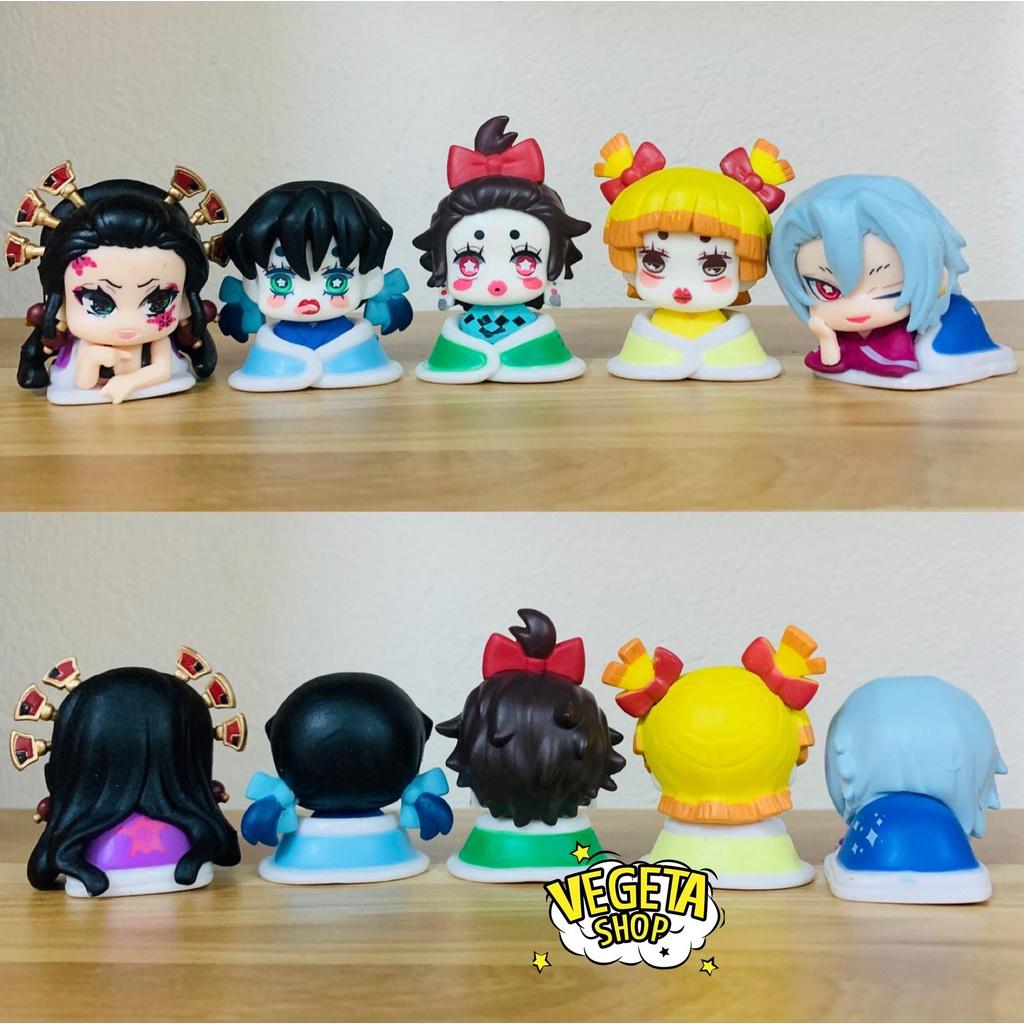 Mô hình Kimetsu No Yaiba - Thanh gươm diệt quỷ - Tanjiro Nezuko Zenitsu Rengoku Shinobu Kanao Inosuke Daki phố đèn đỏ