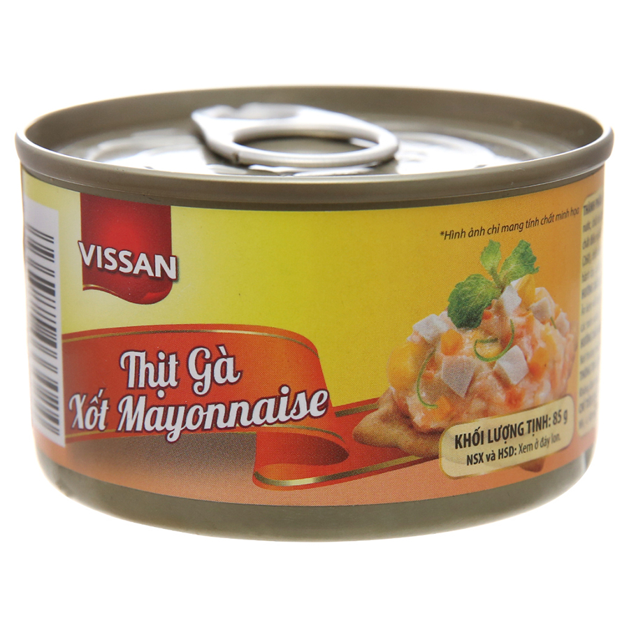 Combo 4 hộp Thịt Gà Xốt Mayonnaise Vissan (85g)