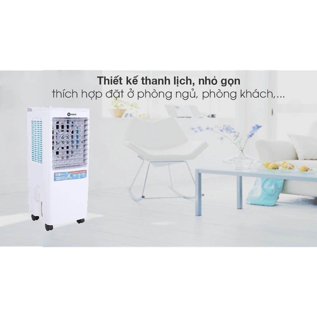 Quạt làm lạnh Không Khí Mishio MK266 Công suất 80W Với 30L- Hàng Chính Hãng