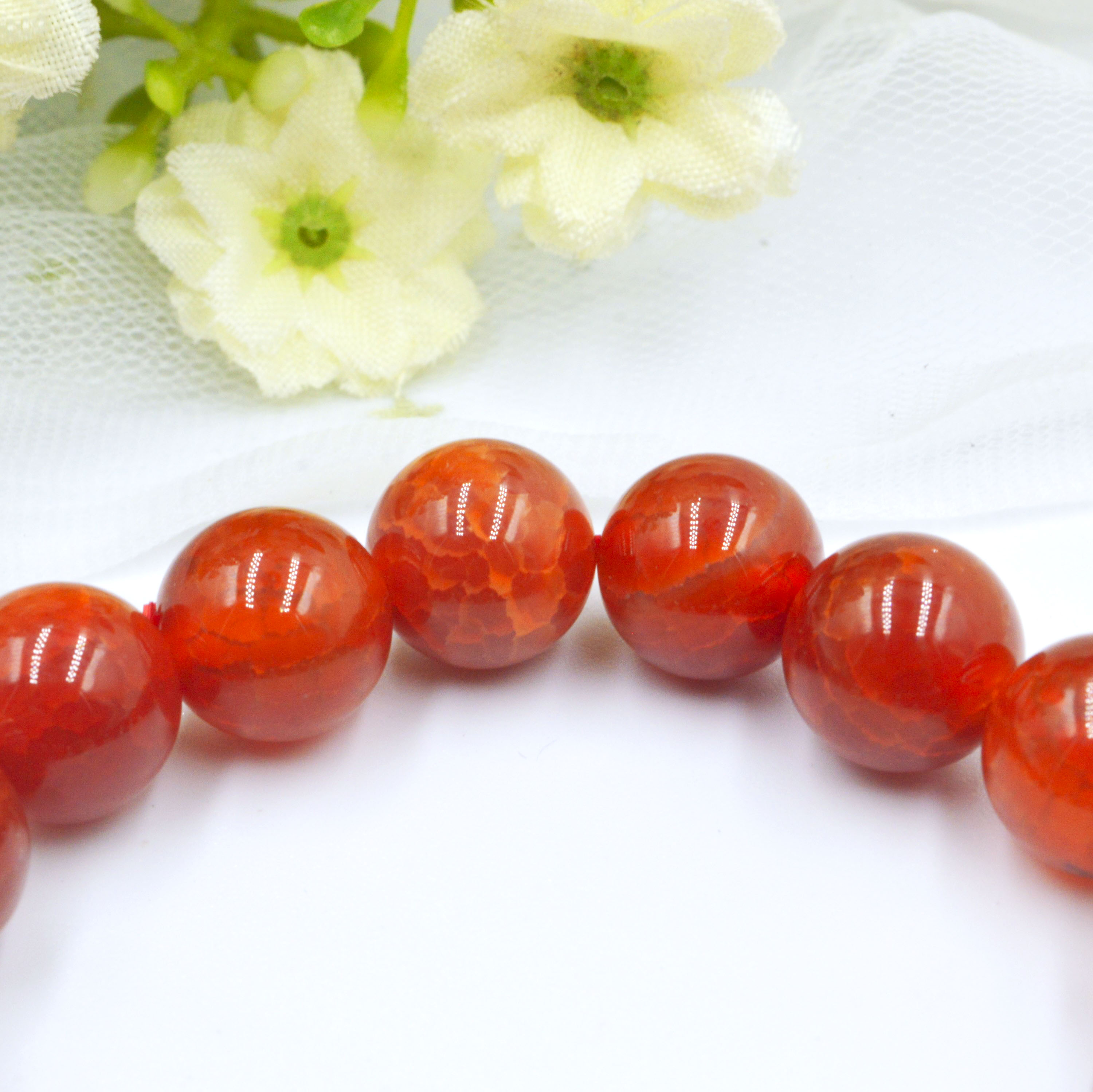 VÒNG TAY LU THỐNG CHÚ ĐẠI BI PHỐI MÃ NÃO HUYẾT CẦU SỨC KHỎE, BÌNH AN