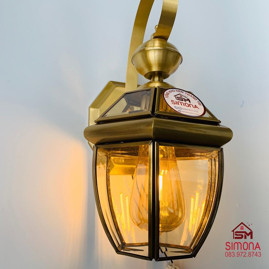 Đè treo tường bừng đồng 1002 tặng bóng led 3W