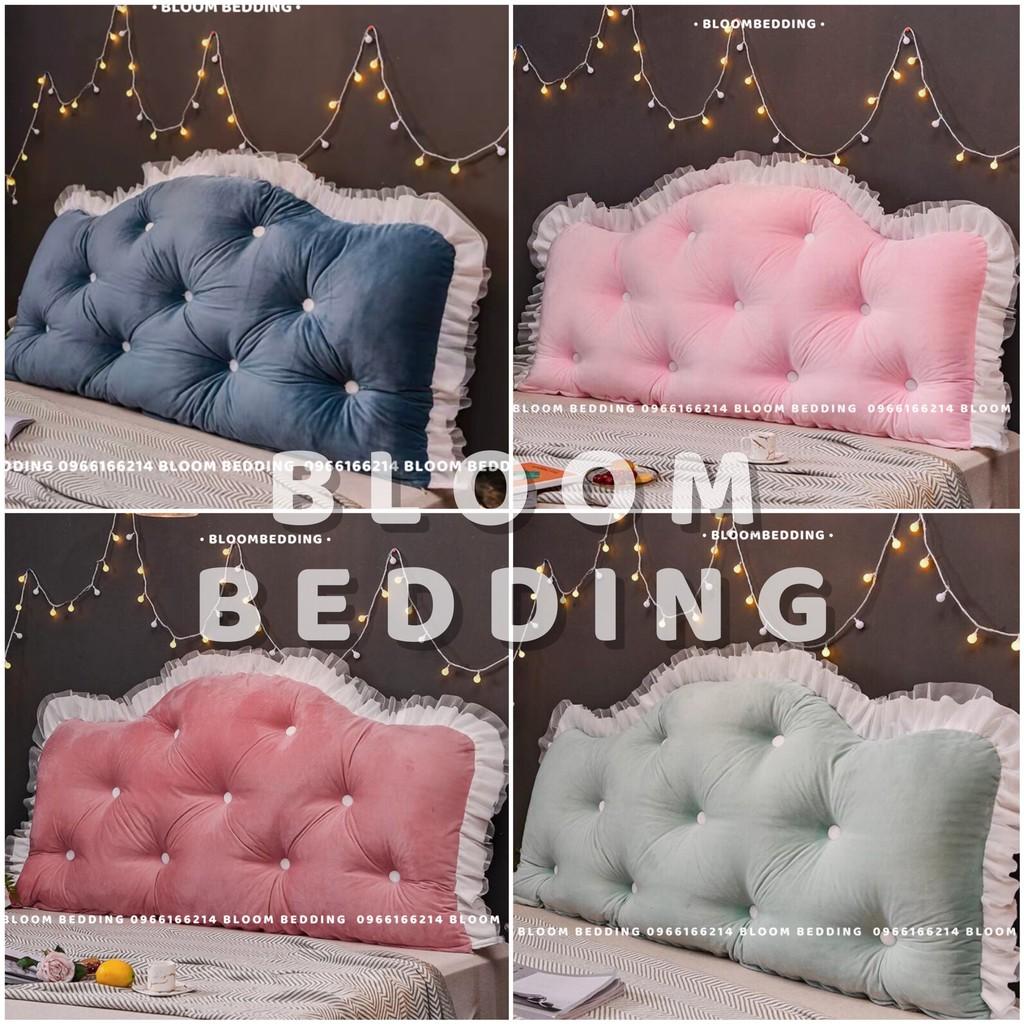 Gối Tựa Đầu Giường Đính Khuy 1m5 / 1m8 chuẩn 3 lớp