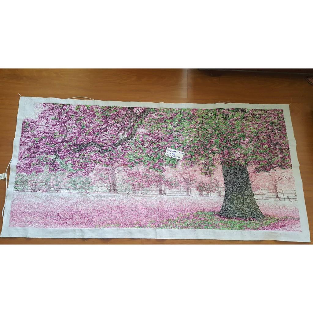 Tranh thêu CÂY TÌNH YÊU1m6*75cm