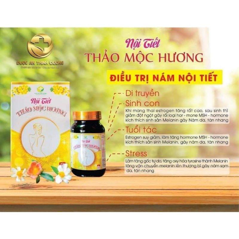 Viên nội tiết tố nữ THẢO MỘC HƯƠNG trắng da tăng vòng 1 Hộp 60 viên