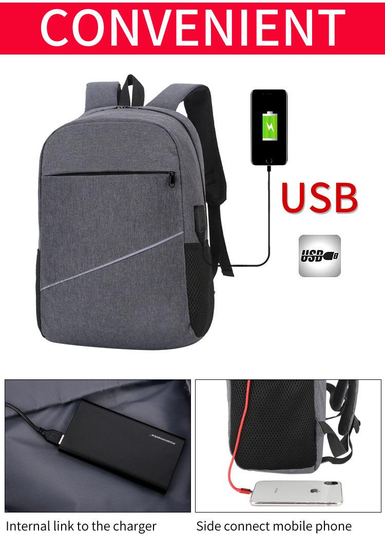 Ba Lô Laptop 13 14 15.6 Inch USB Ba Lô Đi Học Cho Nam Nữ Backbag Du Lịch Daypacks Nam Kinh Doanh Ba Lô Chống Thấm Nước