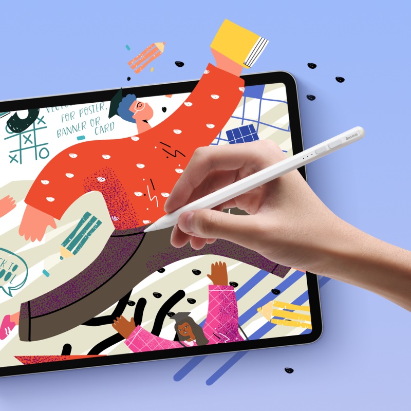 Bút cảm ứng Baseus Smooth Writing Capacitive Stylus SXBC- Hàng chính hãng