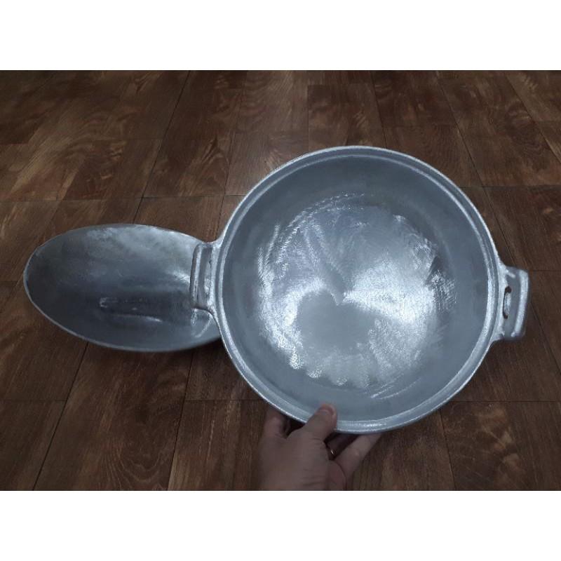 Nồi gang đúc kho cá thịt, nấu lẩu đk 25cm