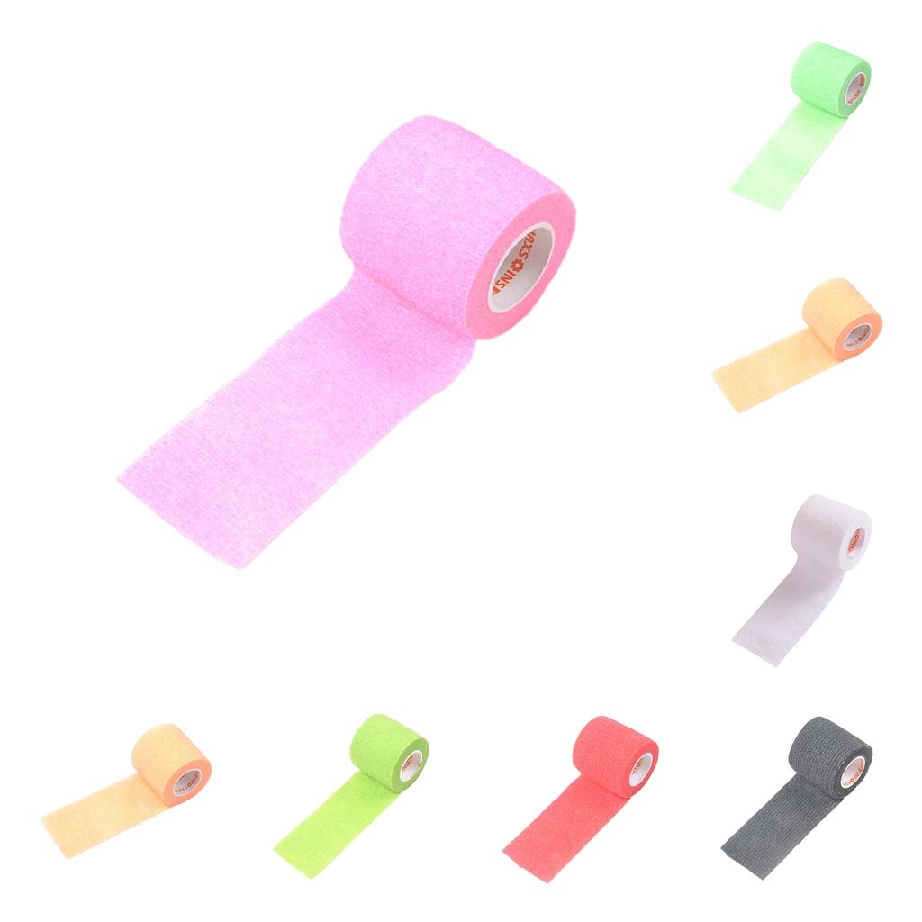 5cm Self Adhesive Bandage Elastic Tape Wrap for First Aid White