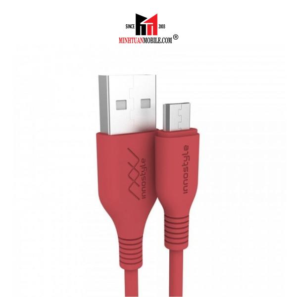 Cáp USB-A to Micro Innostyle Jazzy 1.2M 10W - Hàng chính hãng