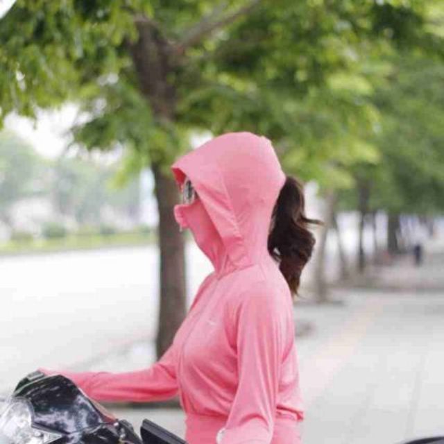 Áo chống nắng thông hơi làm mát che mặt tiện lợi, loại dày dặn đẹp