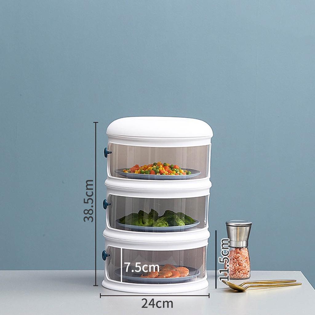 Vỏ đựng thức ăn trong suốt nhiều lớp giữ ấm chống sương mù