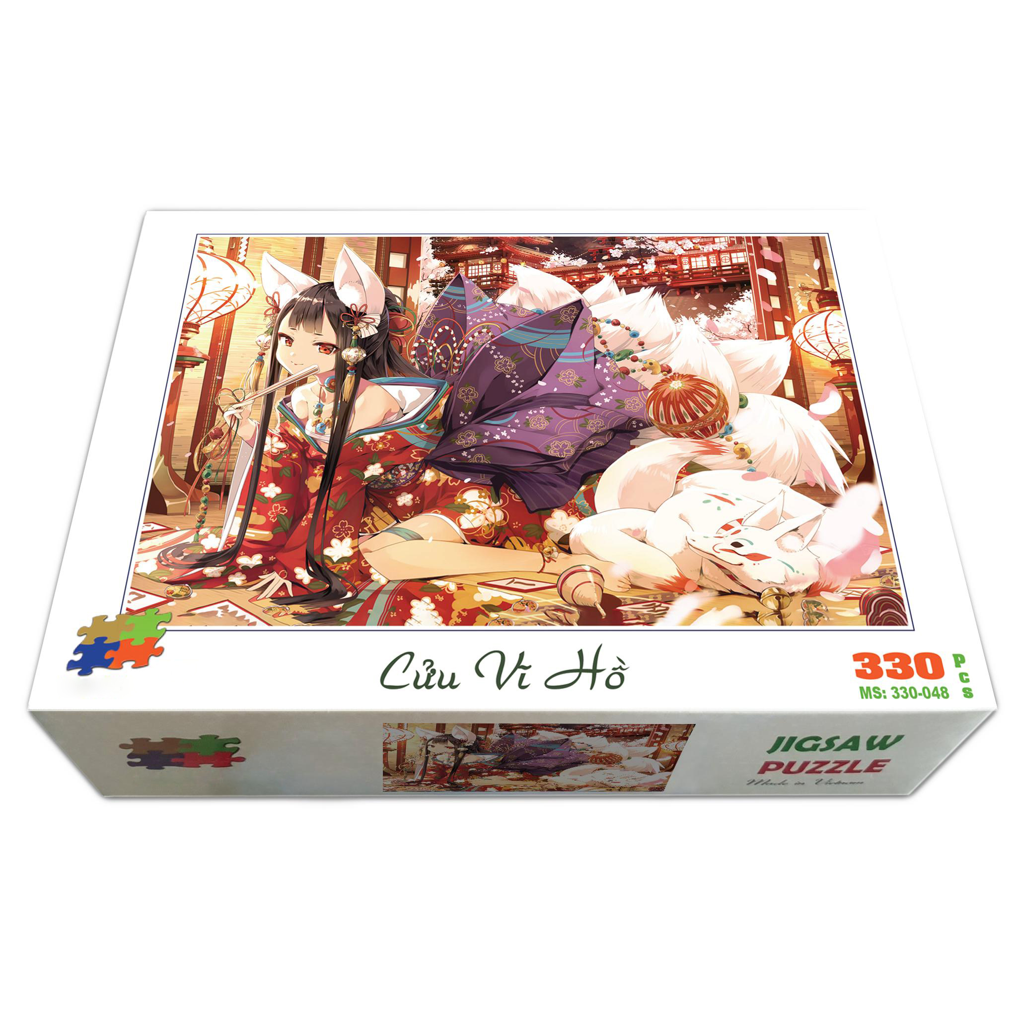 Bộ tranh xếp hình jigsaw puzzle cao cấp 330 mảnh – Cửu Vĩ Hồ