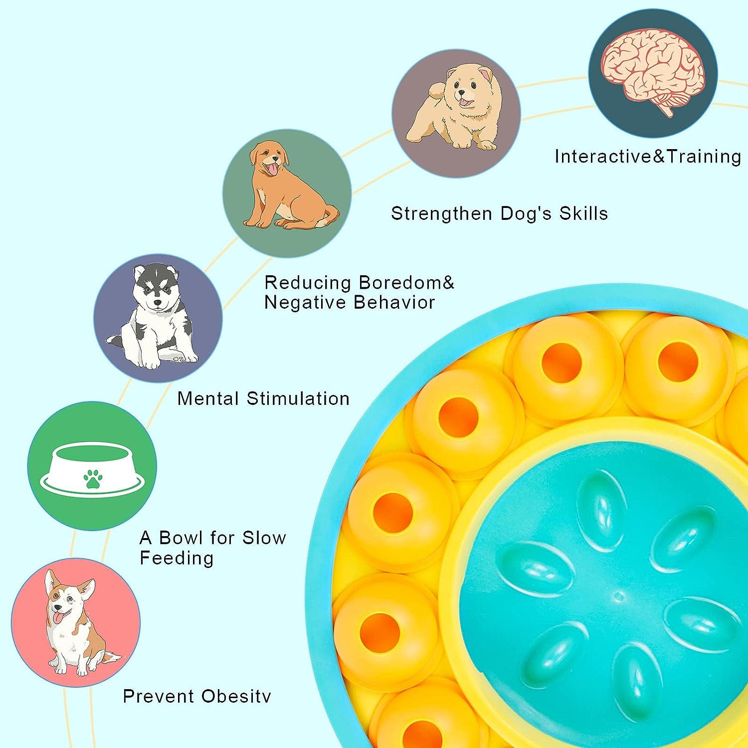 Đồ chơi xếp hình cho chó, Đồ chơi cho chó tương tác để rèn luyện trí não cho chó, Đồ chơi cho thú cưng ngộ nghĩnh
