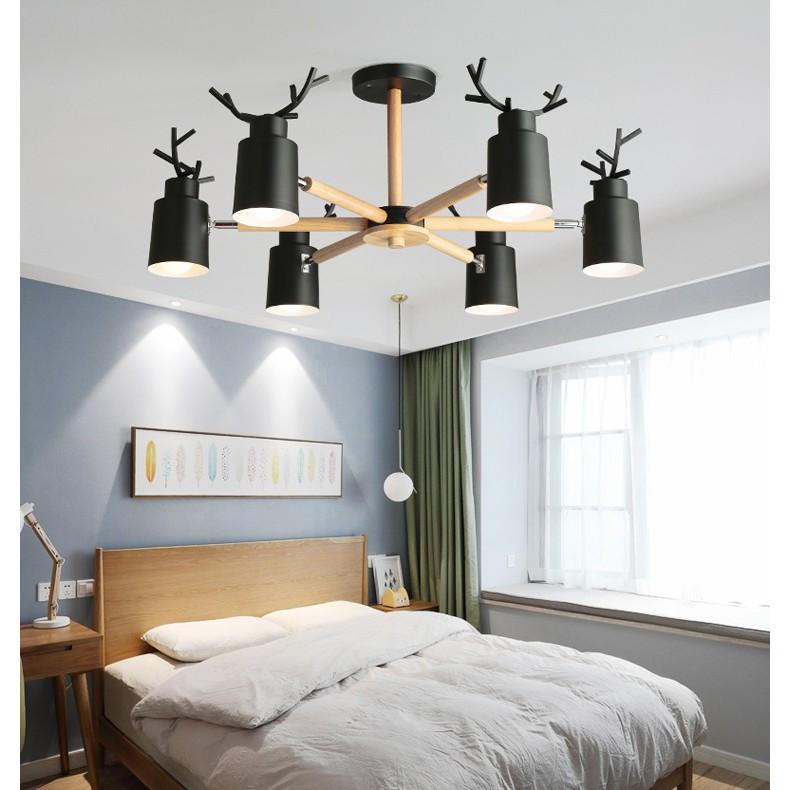 Đèn chùm TURE hiện đại sang trọng 6 tay - kèm bóng led chuyên dụng.