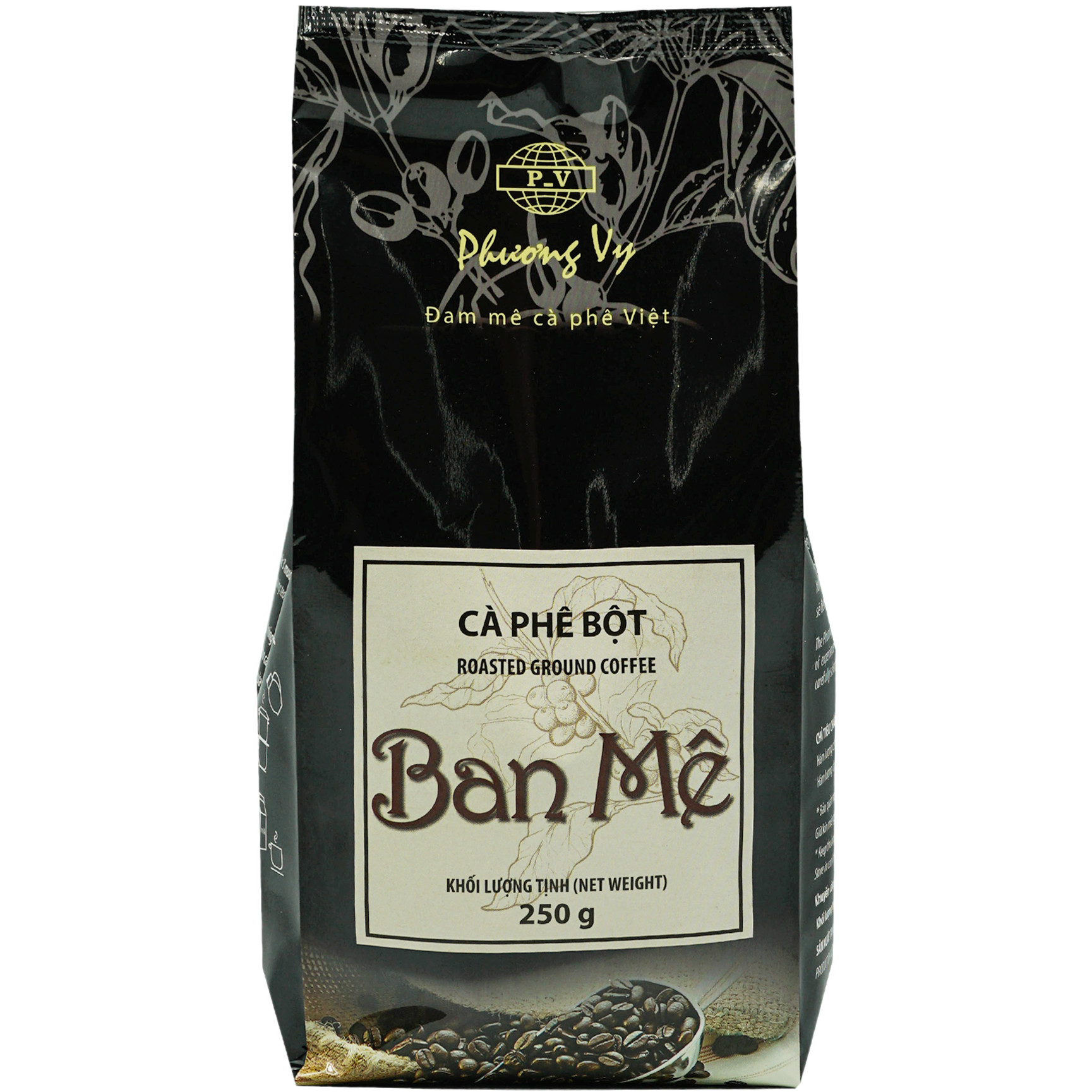 Cà phê bột Ban Mê 250g - Cà phê rang xay - Cà phê pha phin - Phương Vy Coffee