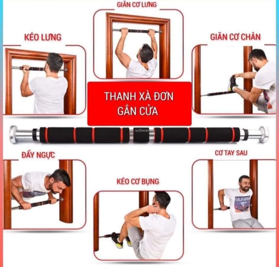 Xà đơn gắn cửa