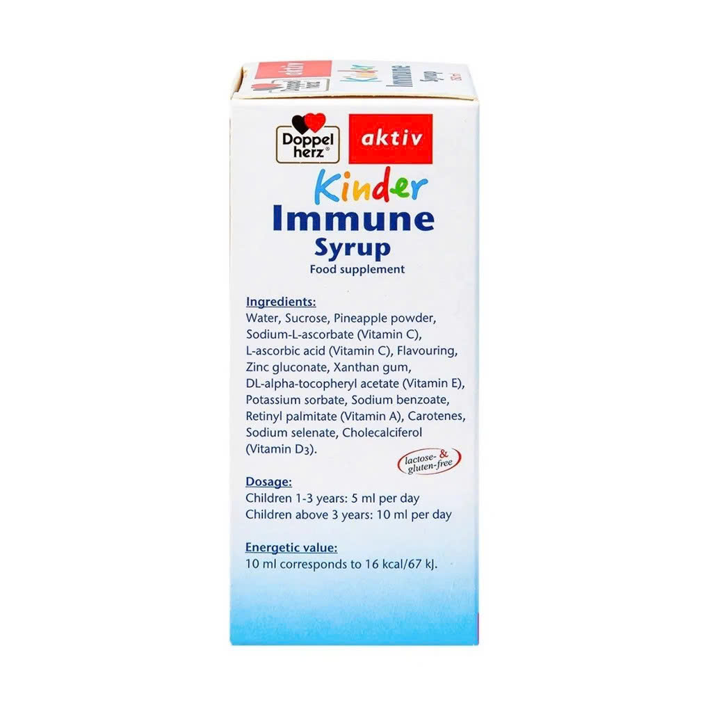 Siro tăng đề kháng cho bé Doppelherz Kinder Immune Syrup 150ml