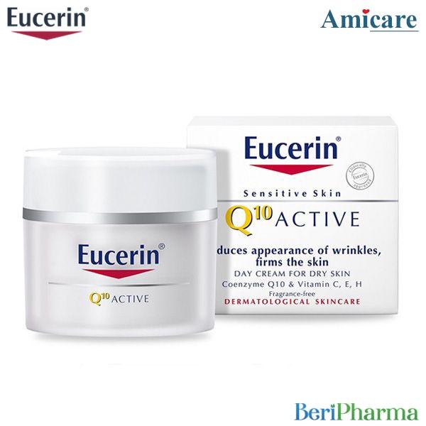 Eucerin Kem Dưỡng Ẩm Chống Lão Hóa Ban Ngày Q10 Active Day Cream 50ml