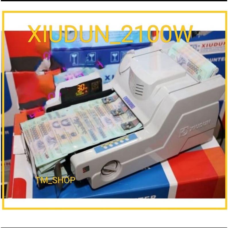 , máy đếm tiền XIUDUN_2100W, máy phát hiện tiền gi.ả,tiền khác loại siêu chuẩn,bảo hành 18 tháng