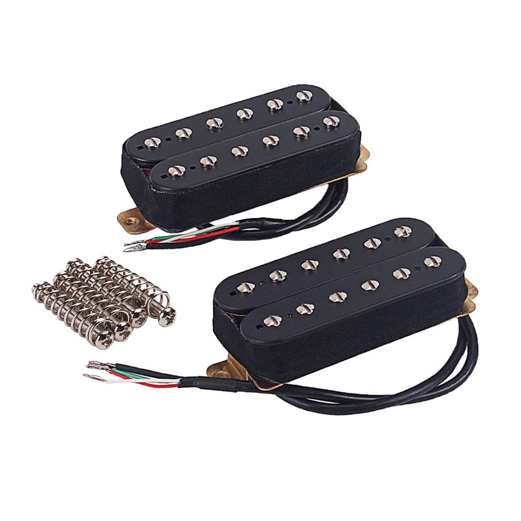 Sunnimix 2 Chiếc Guitar Chuyên Nghiệp Bán Tải Đôi Cuộn Dây Thu Cho Đàn Guitar Điện