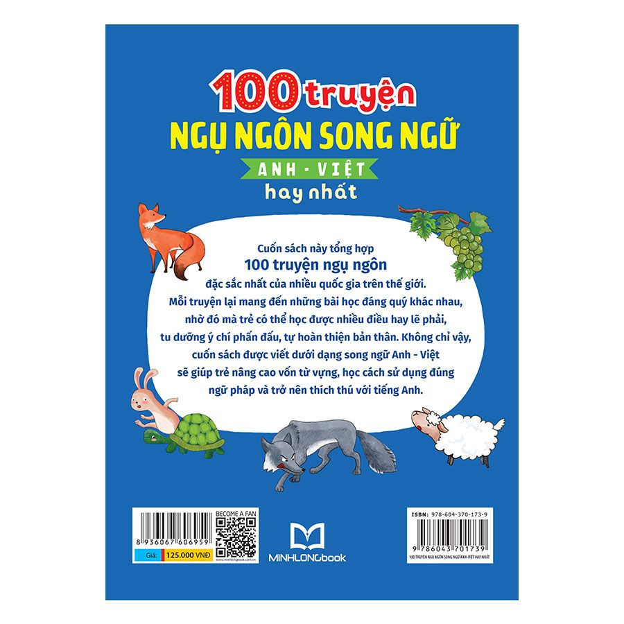 Hình ảnh 100 Truyện Ngụ Ngôn Song Ngữ Anh - Việt Hay Nhất