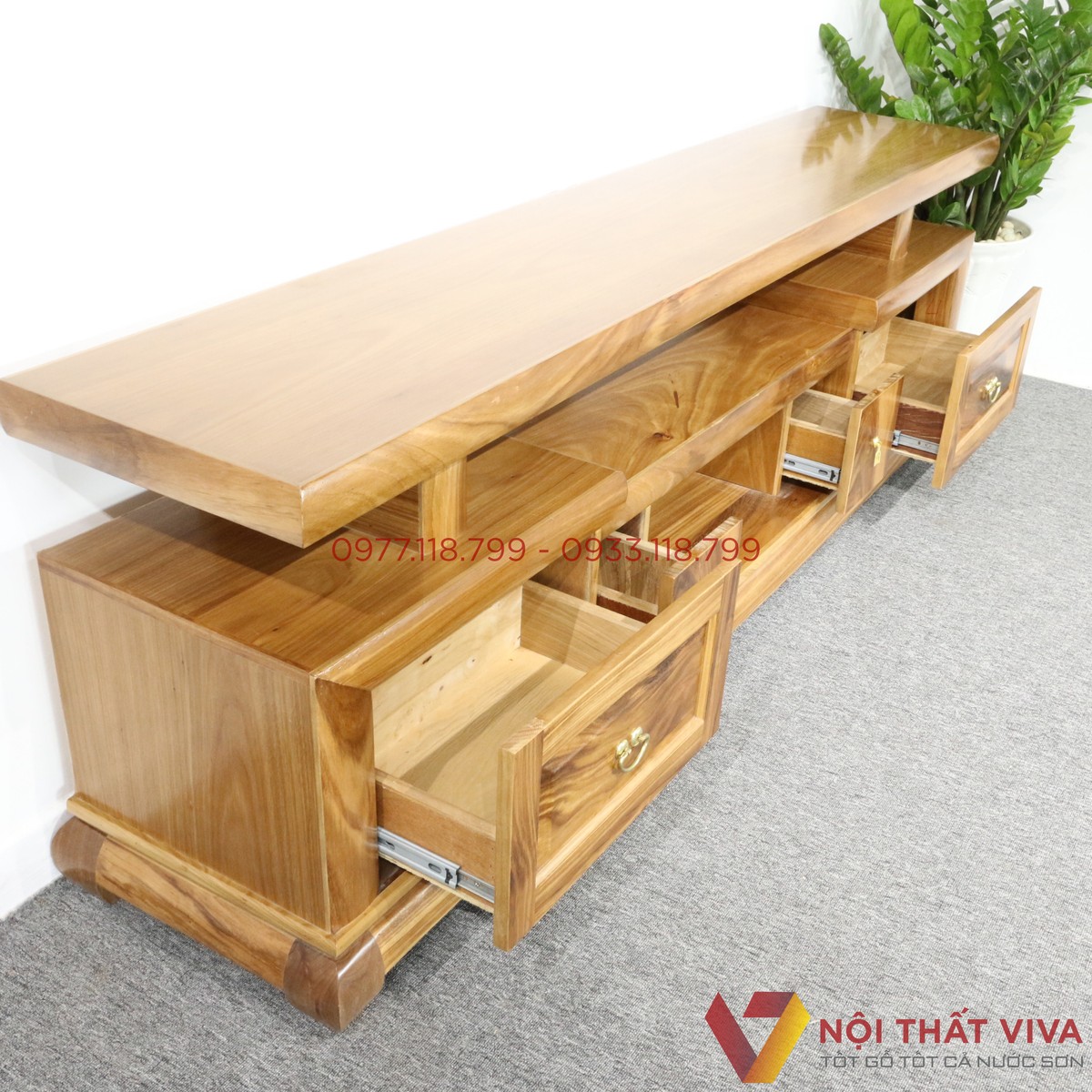 Kệ Tivi Gỗ Hương Xám Kiểu Nhật Đẹp Giá rẻ